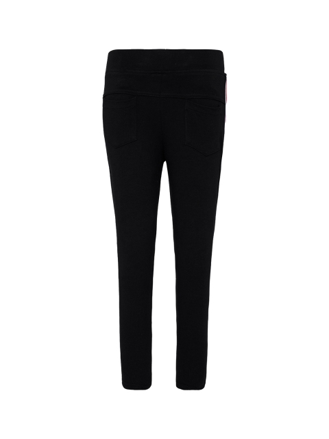 

Punkster Girls Black Solid Knitted Jeggings