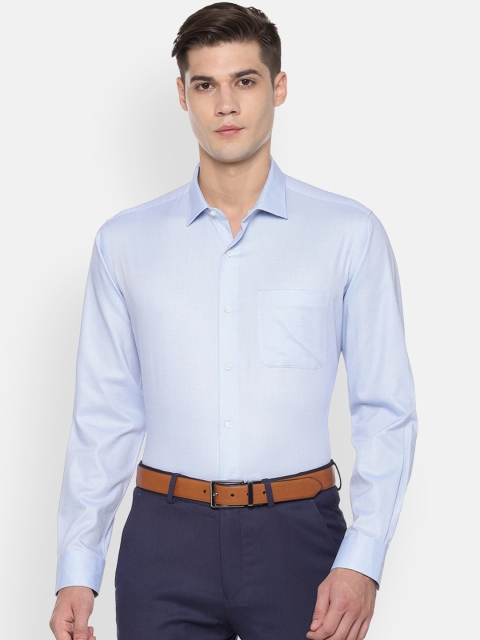 

Van Heusen Men Blue Regular Fit Printed Formal Shirt
