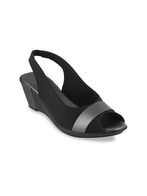 

LEMON & PEPPER Women Black Solid Wedges