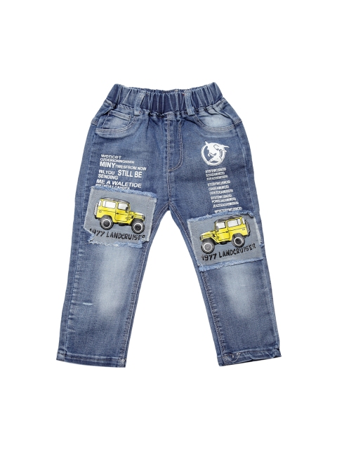 

J Style Unisex Blue Regular Fit Mid-Rise Clean Look Jeans