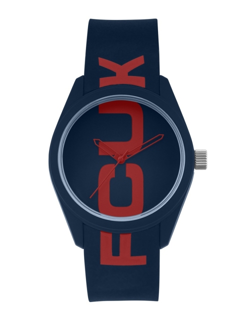 

FCUK Unisex Navy Blue Analogue Watch FC150U