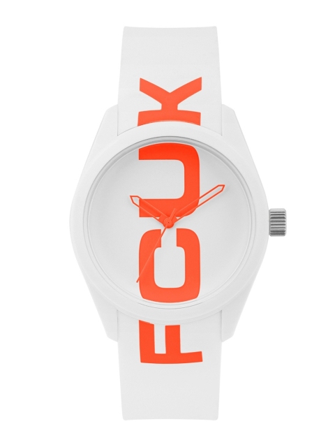 Unisex White Analogue Watch FC150W
