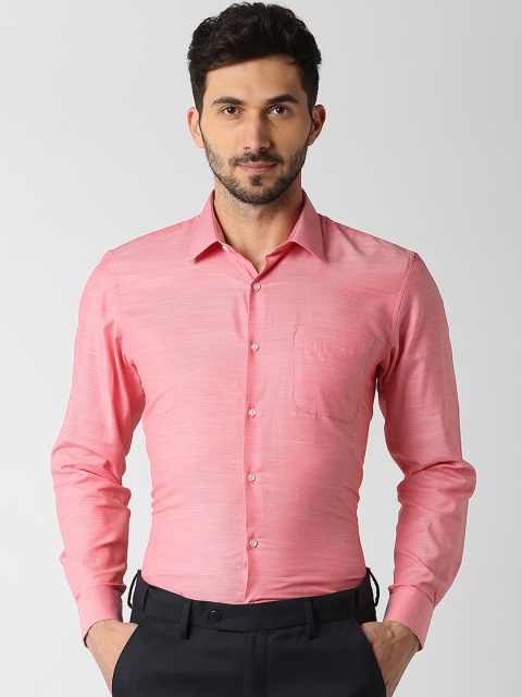 

Peter England Men Pink Slim Fit Solid Formal Shirt