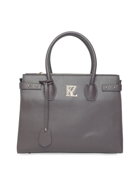 

Kazo Grey Solid Handheld Bag