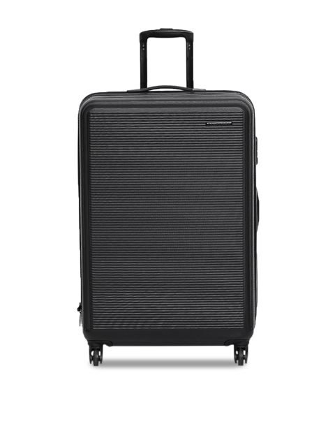 

Teakwood Leathers Unisex Black Medium Trolley Bag