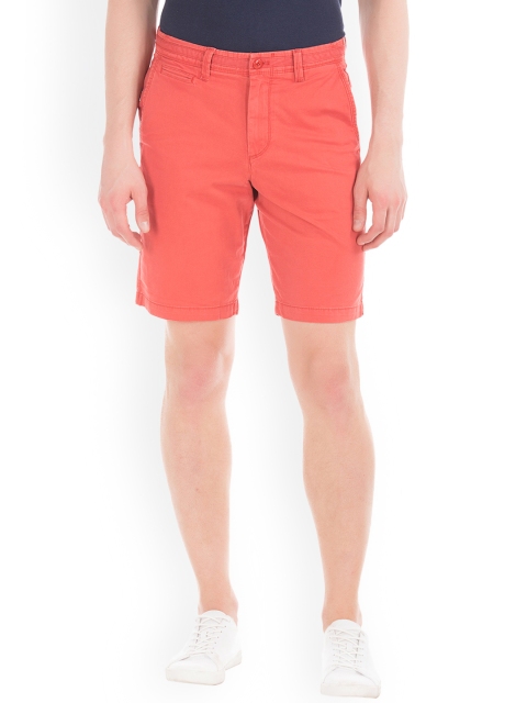 

GAP Men Red Vintage Wash Stretch Shorts