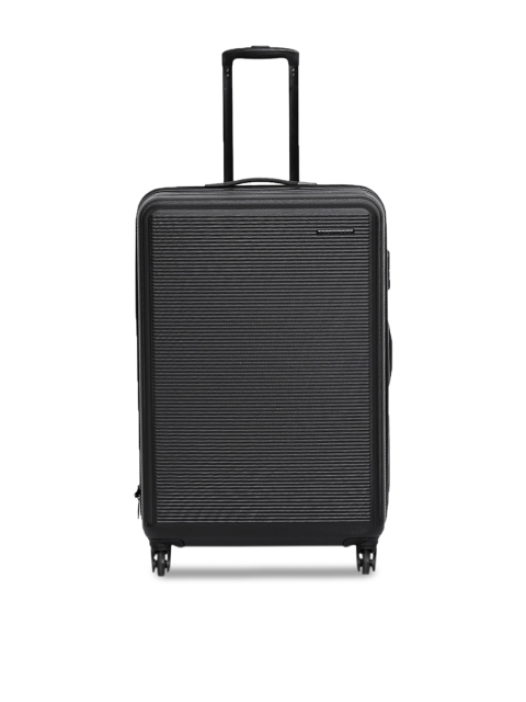 

Teakwood Leathers Unisex Black Cabin Trolley Bag
