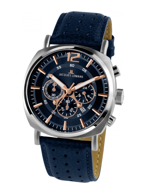 

Jacques Lemans Men Blue Analogue Watch 1-1645I