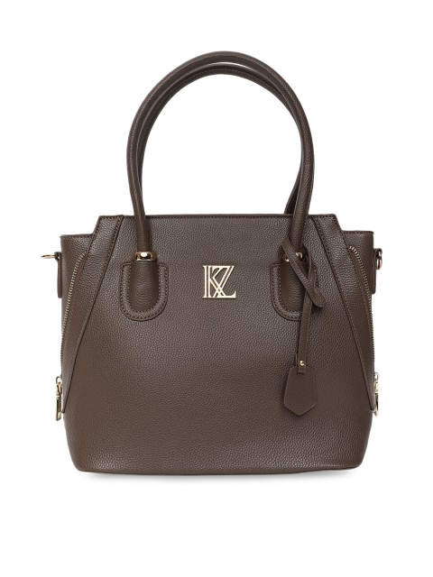 

Kazo Brown Solid Handheld Bag