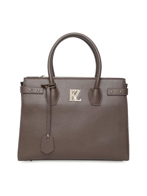 

Kazo Brown Solid Handheld Bag