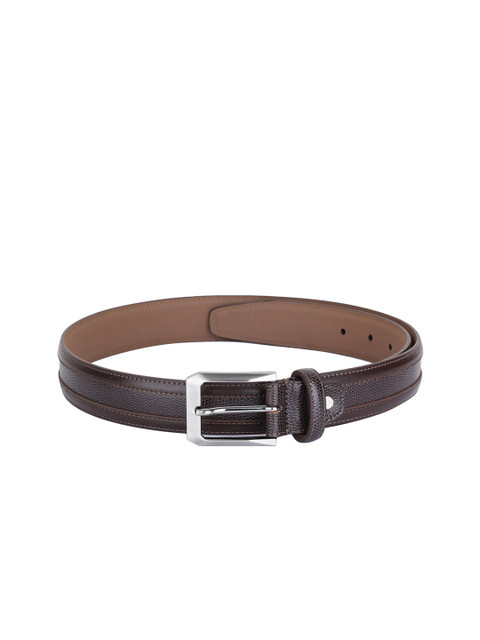 

Alvaro Castagnino Men Brown Leather Solid Belt