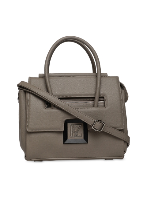 

Kazo Beige Solid Handheld Bag