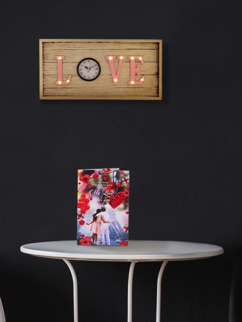 

Archies Multicoloured Combo of Valentines Day Photo Frame & Greeting Card, Multi