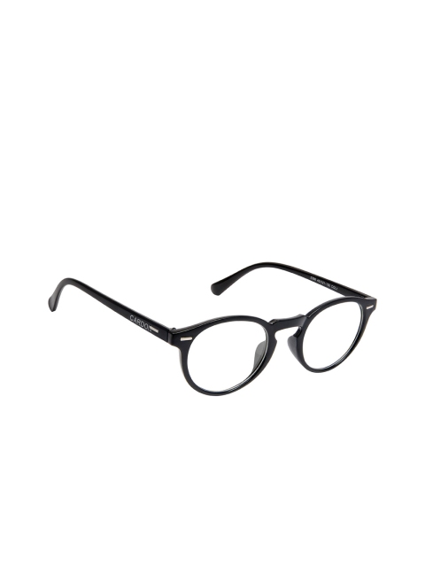 

Cardon Unisex Black Solid Full Rim Oval Frames EWCD1850SM2288C1