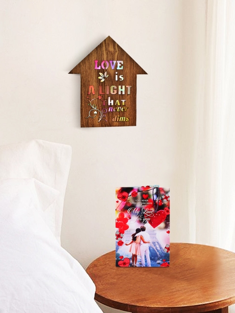 

Archies Multicoloured Combo of Valentines Day Photo Frame & Greeting Card, Multi