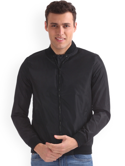 

Arrow New York Men Black Solid Bomber