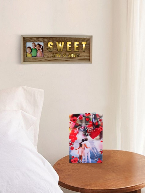 

Archies Multicoloured Combo of Valentines Day Photo Frame & Greeting Card, Multi