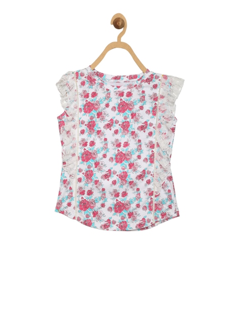 

612 league Girls Multicoloured Printed Top, Multi