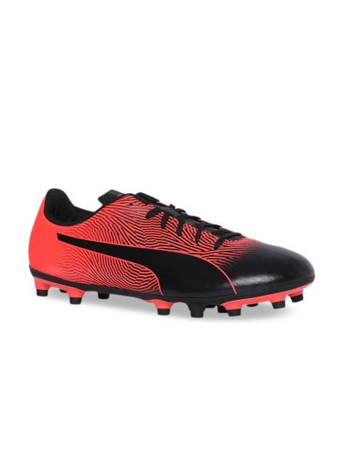 

Puma Men Black PUMA Spirit II FG Synthetic Mid-Top Football Shoes