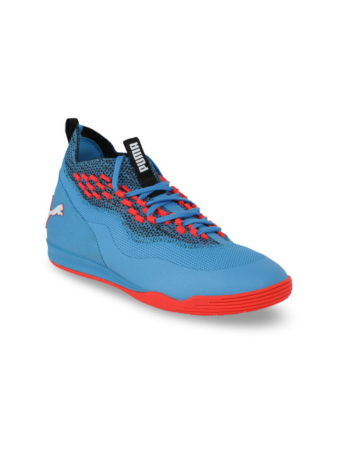 

Puma Men Blue Sharp FUSE Mid Top Badminton Shoes