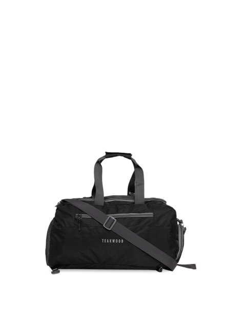 

Teakwood Leathers Unisex Black Duffel Bag