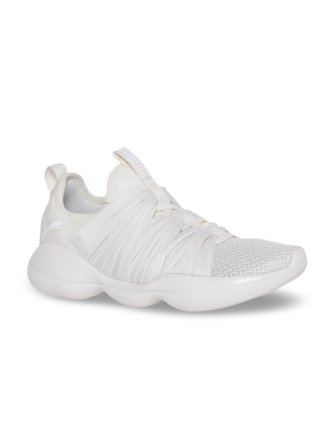 

Puma Women Off-White Running Shoes 19233704-Whisper White