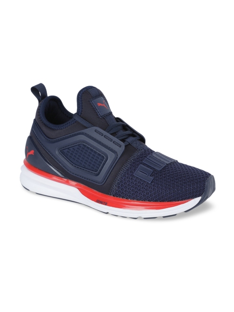 

Puma IGNITE Limitless 2 Jr Kids Navy Blue Running Shoes