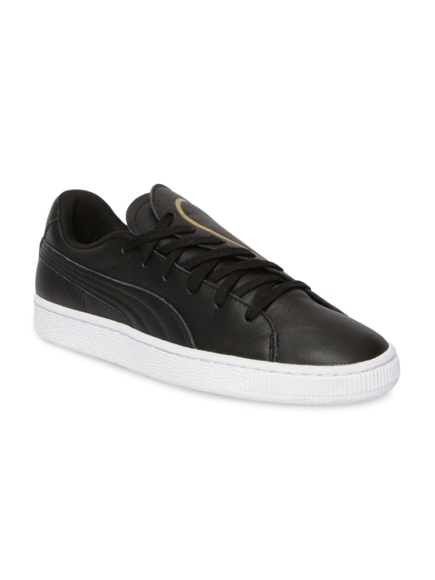

Puma Women Black Basket Crush Emboss Wn s Casual Shoes