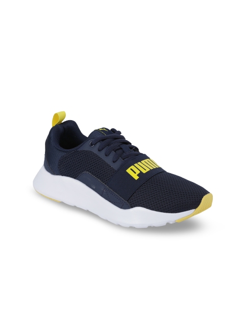 

Puma Unisex Navy Blue Wired Jr Running Shoes
