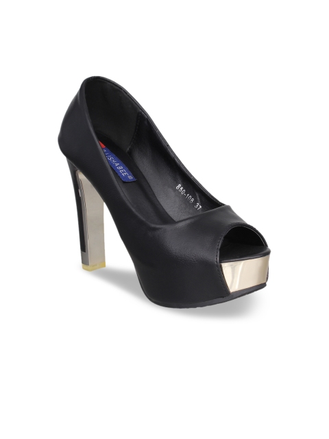 

MSC Women Black Solid Peep Toes