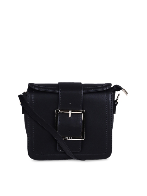 

ELLE Black Solid Sling Bag