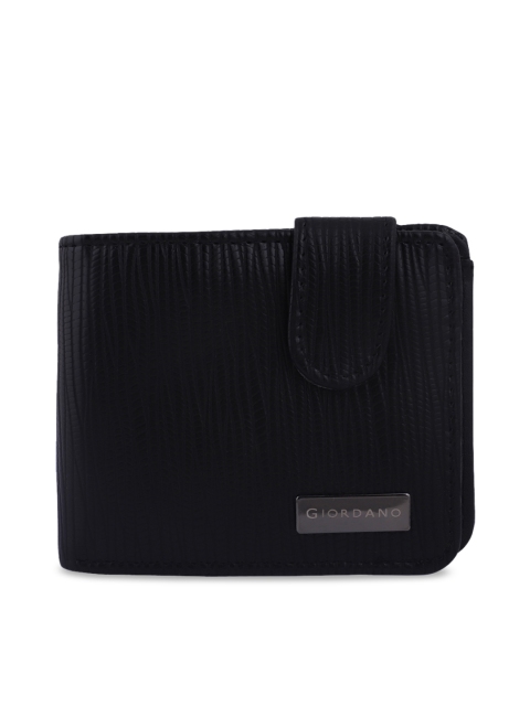 

GIORDANO Women Black Solid Two Fold Wallet