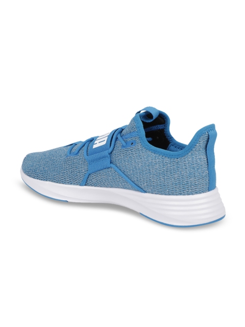 

Puma Men Blue Mesh Mid-Top Training or Gym Shoes