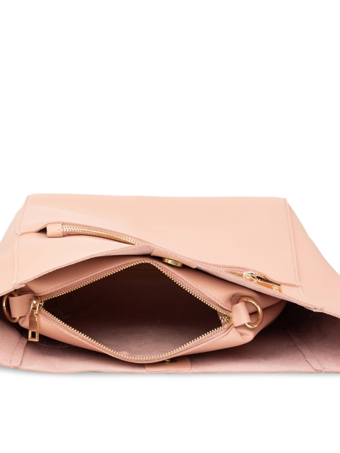 

Satchel Bags Pink Solid Shoulder Bag
