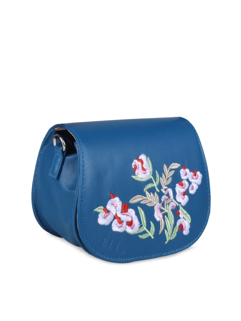 

ELLE Blue Embellished Sling Bag