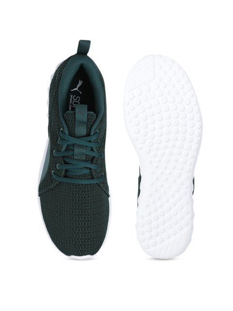 

Puma Men Green Carson 2 New Core Mid Top Running Shoes