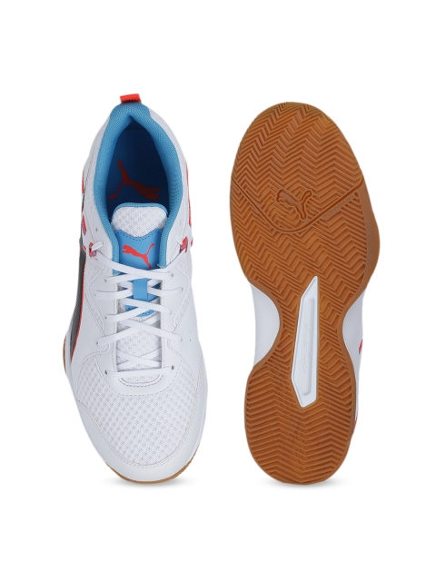

Puma Unisex White Badminton Shoes
