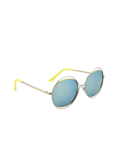 

Clark N Palmer Women Oval Sunglasses, Blue
