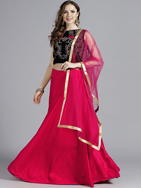 

Chhabra 555 Pink Ready to Wear Lehenga & Blouse with Dupatta
