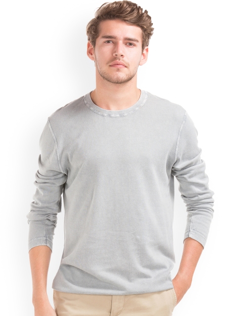 

GAP Men Grey Lightweight Crew Sweater
