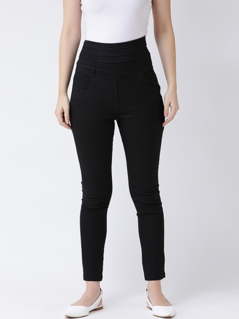 

Castle Women Black Solid Regular-Fit Jegging