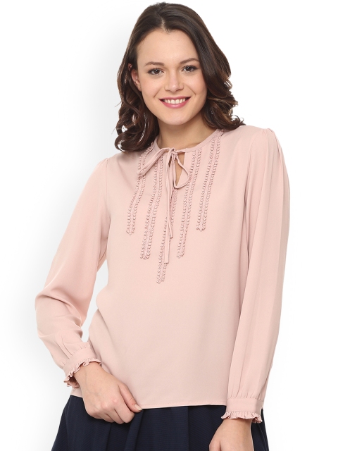 

Van Heusen Woman Women Pink Solid Top