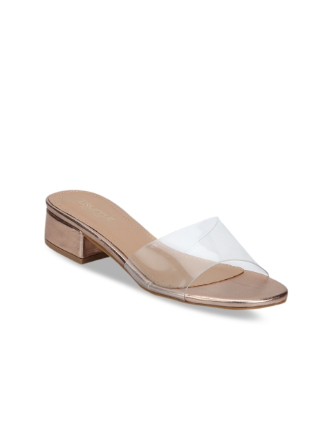 

Truffle Collection Women Transparent Solid Mules