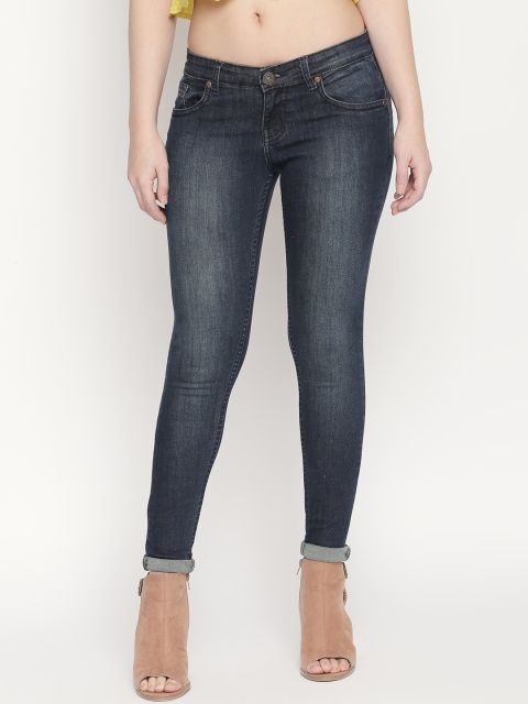 

High Star Women Blue Slim Fit Mid-Rise Clean Look Stretchable Jeans