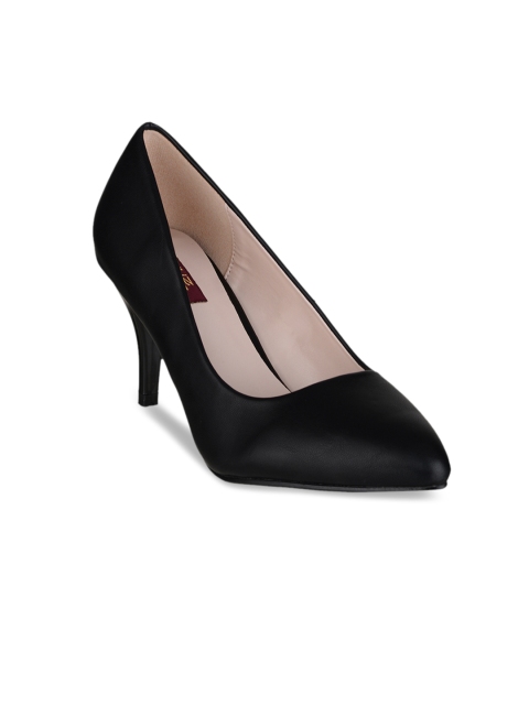 

SHUZ TOUCH Women Black Solid Pumps