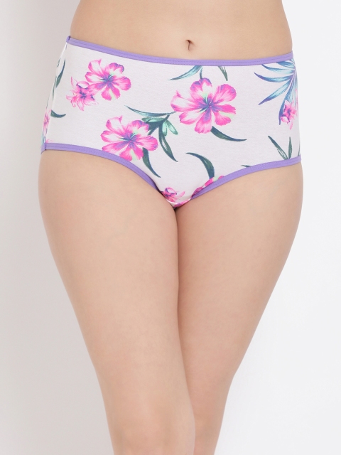 

Clovia Women Multicoloured Printed Hipster Briefs PN3037P22XL, Multi