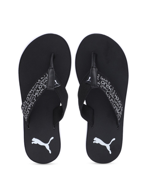 

Puma Men Black Printed Thong Flip-Flops