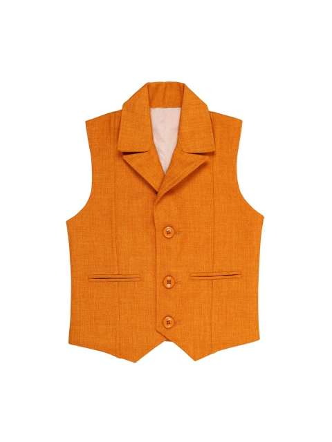 

Kidling Boys Orange Solid Waistcoat