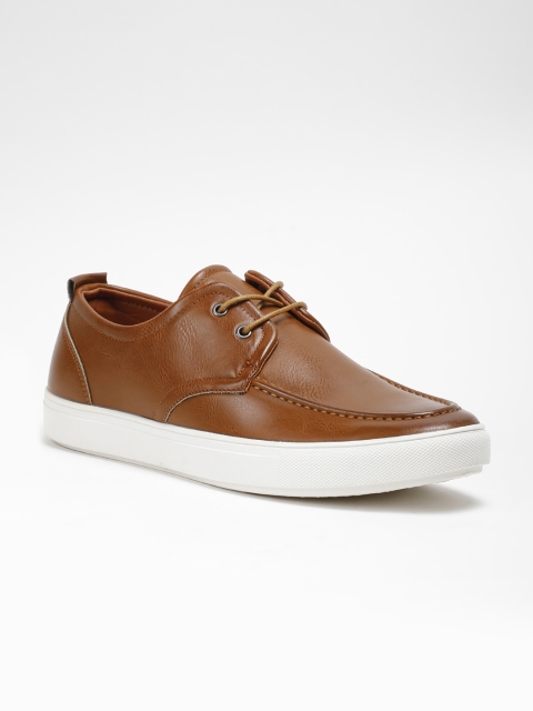 

LOCOMOTIVE Men Brown Solid Sneakers