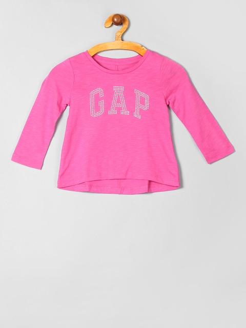 

GAP Girls Pink Printed T-Shirt